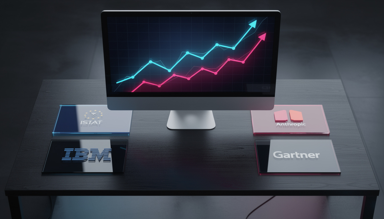 Rappresentazione visiva dei 5 trend dell'intelligenza artificiale che stanno cambiando le PMI italiane nel 2026