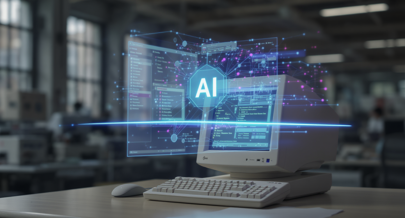 AI conversazionale MAITIME integrata sopra un gestionale tradizionale di PMI italiana manifatturiera: il layer intelligente che valorizza i dati esistenti senza sostituzioni